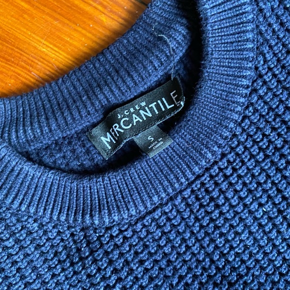 J Crew Mercantile Navy Sweater Size S - Picture 3 of 3